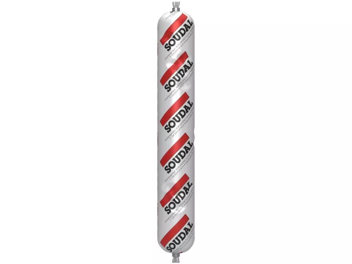 Soudal 100254 Silirub 2 &ndash; neutralna masa silikonowa, brązowa, 1 x 600 ml
