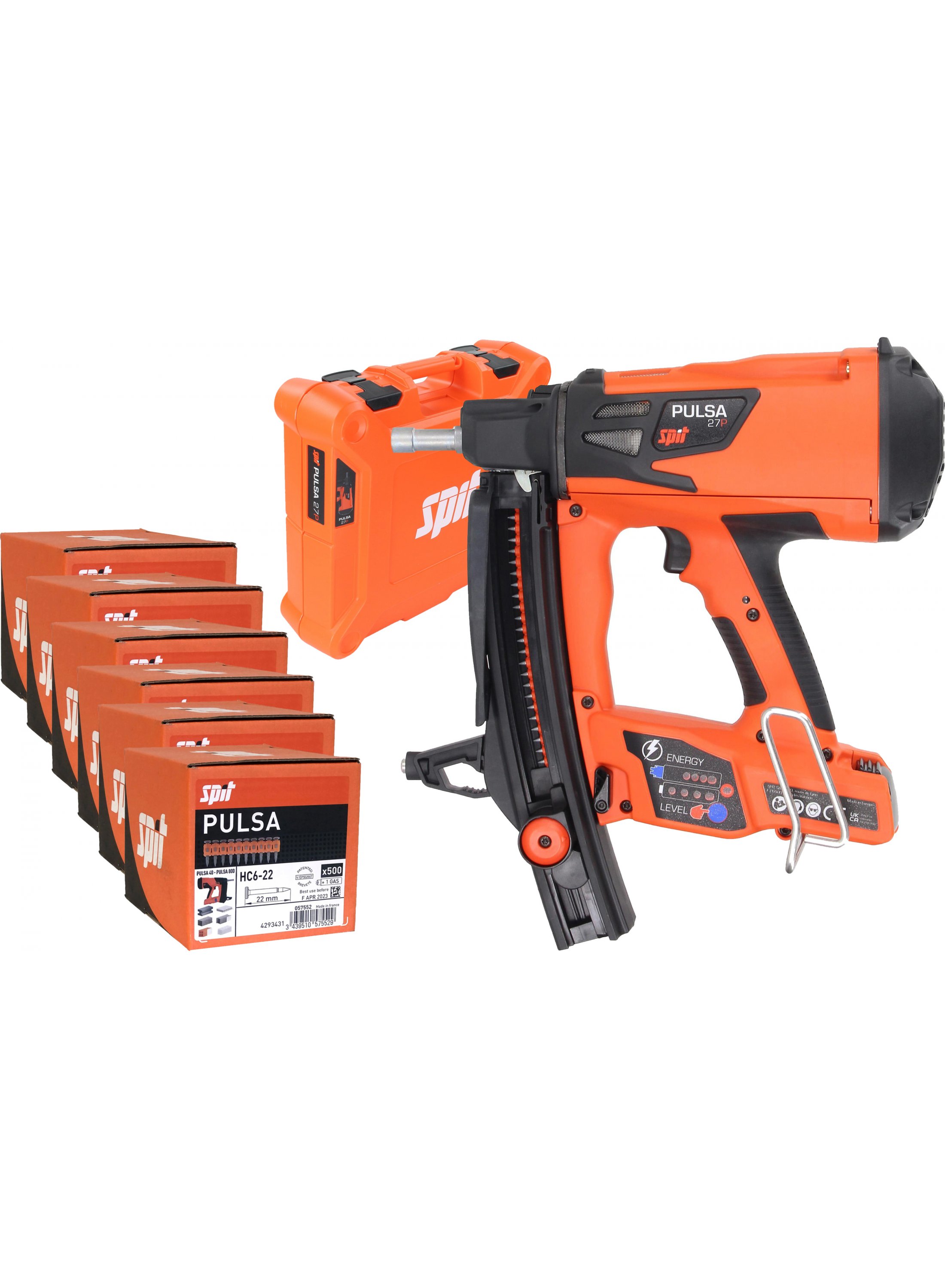 Spit 695961 Gastacker 15-27 mm + 3000 gwoździ HC 6/22