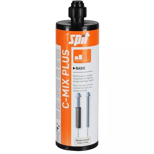 Spit Akcesoria 055881 CMix Plus 380 Chemiczny wkład kotwiczący + Wylewka