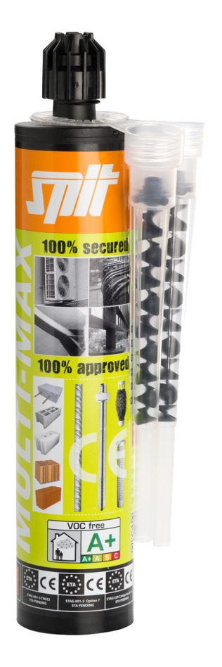Spit Mocowanie 060040 Multi-Max PLUS Zaprawa iniekcyjna 280 ml (zawiera 2 dysze mieszające CM12L)