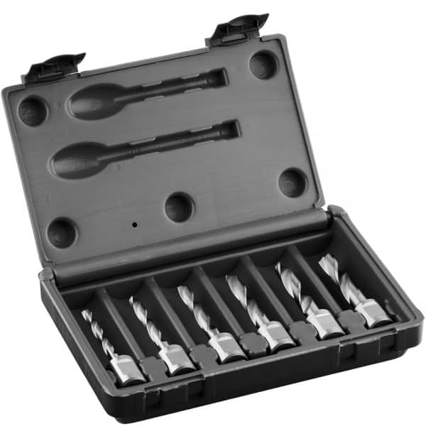 Euroboor 30551821062004 SSPI.KIT Zestaw wierteł rdzeniowych HSS Weldon 6-11 mm