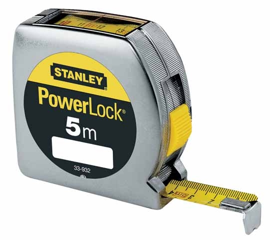 Stanley 0-33-932 Taśma miernicza Powerlock 5m - górne okienko celownika 19 mm