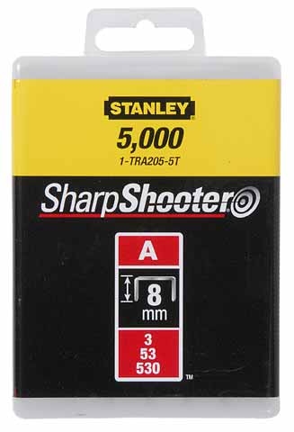 Stanley 1-TRA208T Zszywki 12 mm typ A - 1000 sztuk