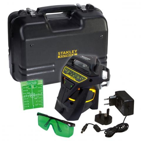Stanley FMHT1-77356 FatMax X3G Laser Spirit Level 3 x 360 stopni z zieloną wiązką