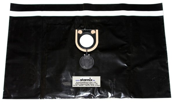 Starmix Akcesoria 445267 Bezpieczne worki filtracyjne FBVPE 25/35 (5 sztuk)