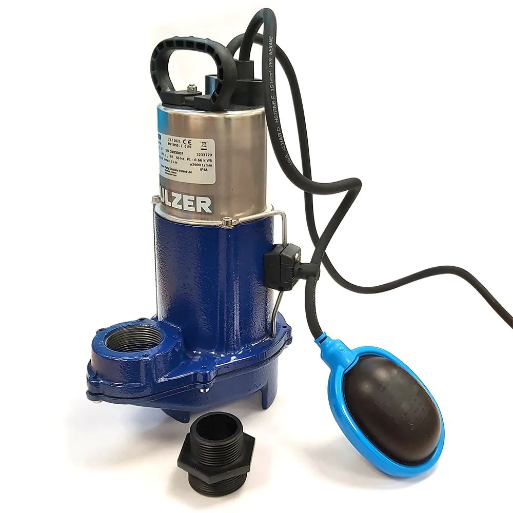 Sulzer 01399105 ABS MF154 WKS Pompa do ścieków z pływakiem 12 m3/h