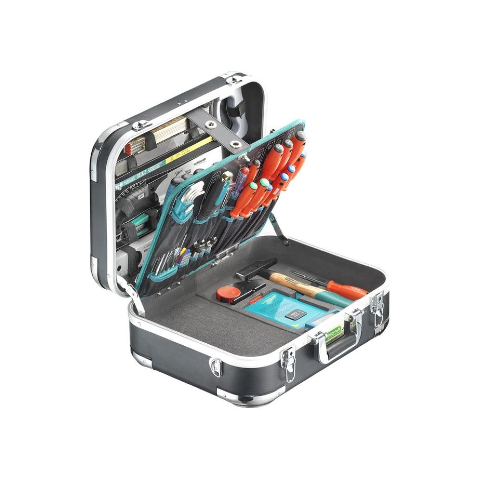 technocraft 663188 Walizka narzędziowa ABS PRO CHROME WOOD 116 sztuk