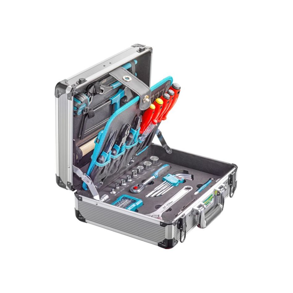 technocraft 663292 Aluminiowa walizka narzędziowa PRO COMPACT 106 sztuk