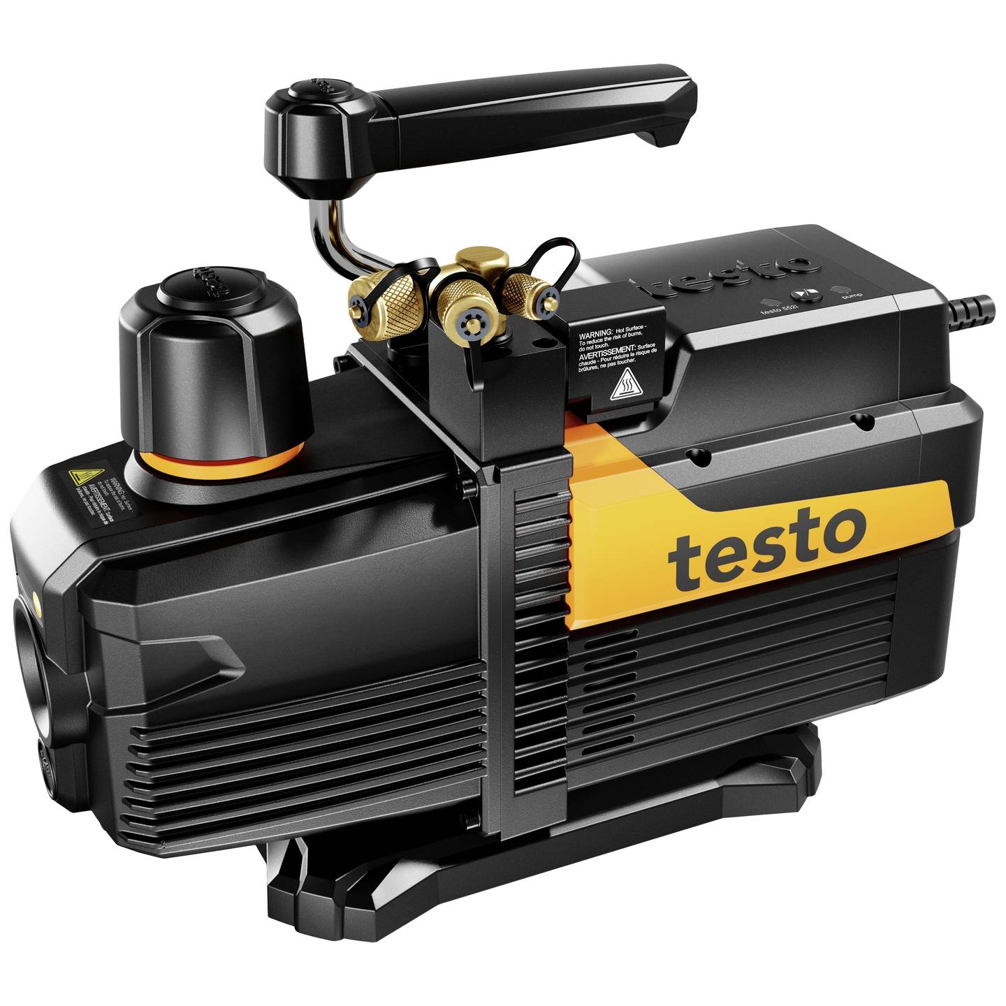 Testo 0564 5652 565i - Pompa próżniowa do automatycznego odkurzania ze zintegrowanym testem zatrzymania, 7 CFM (198 l/min)