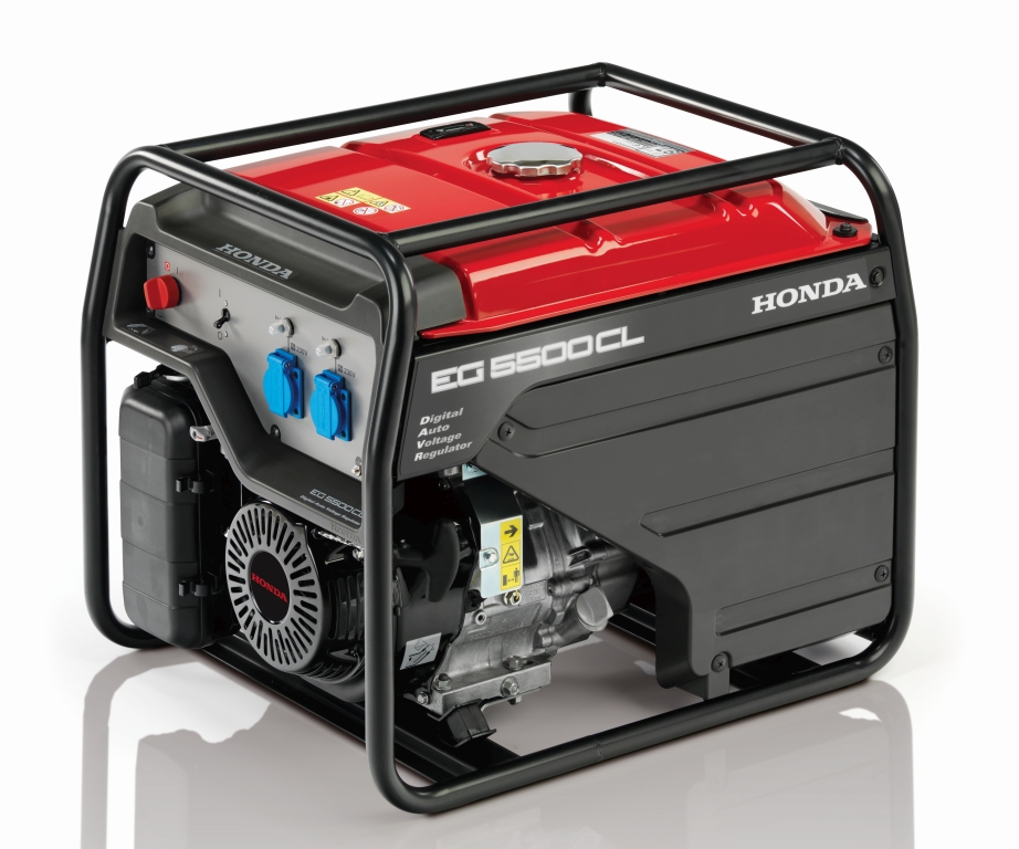 Europower 999000616 EP6000LN zespół prądotwórczy 5,5 KVA z silnikiem benzynowym Honda chłodzonym powietrzem, 50Hz, 4-suwowym