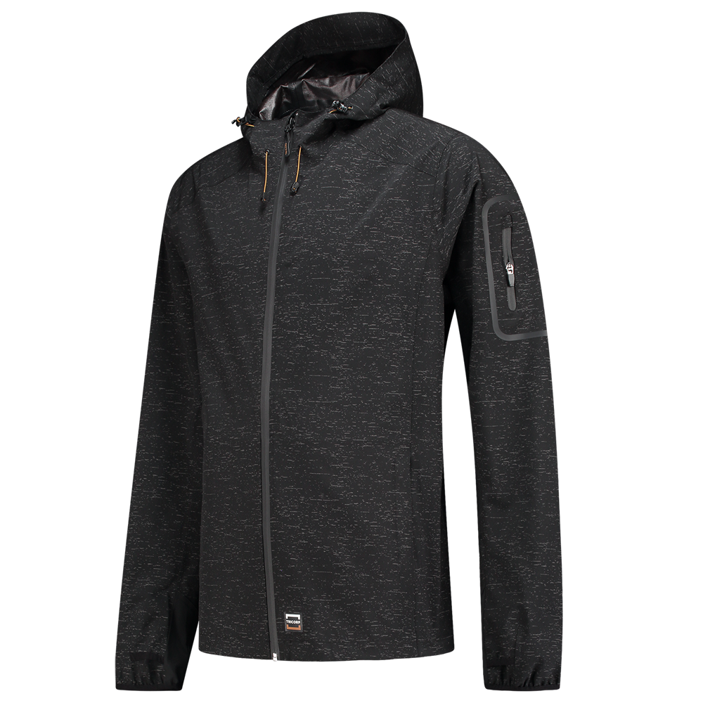 Tricorp 404006Black 404006 Czarny płaszcz przeciwdeszczowy Premium