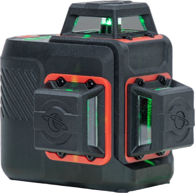 Futech 026.3DG Laser krzyżowy 3D Brave Green z baterią i ładowarką w pudełku