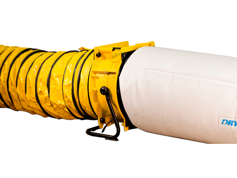 Dryfast DFV7000LSAU Wentylator osiowy + 2 adaptery + 1 worek na pył + wąż do transportu powietrza 10 m