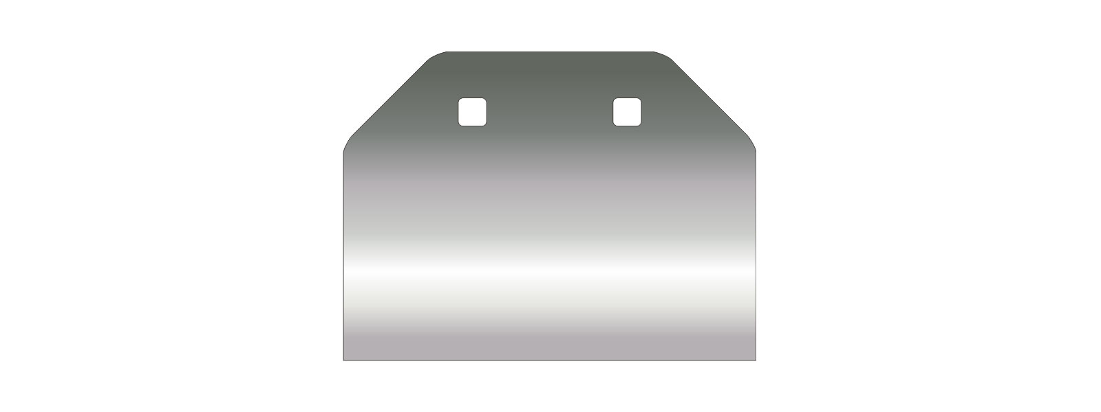 Vogt B160 Skrobak tępo szlifowany 120 x 160 mm