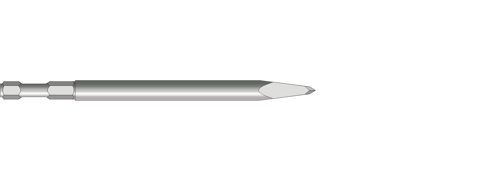Vogt M100.18L Dłuto szpiczaste 18 x 400 mm