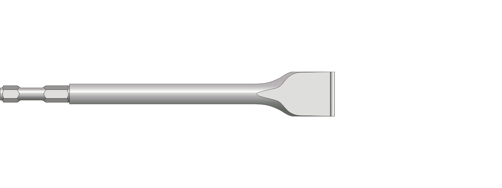 Vogt M360 Szerokie dłuto płaskie skośne 14 x 60 x 260 mm