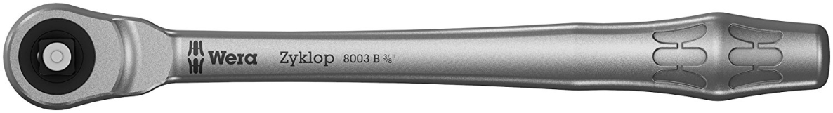 Wera 05004033001 8003 B Zyklop Grzechotka metalowa z czworokątnym noskiem z napędem 3/8".