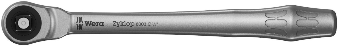 Wera 05004063001 8003 C Zyklop Grzechotka metalowa z czworokątnym noskiem z napędem 1/2"