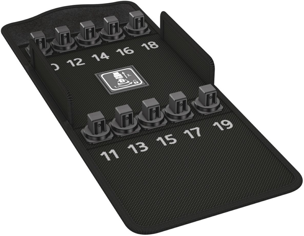 Wera 05136457001 Walizka na zestawy Kraftform Kompakt Micro, 12 części pusta, 235x115mm, 8790 C HF 10tlg