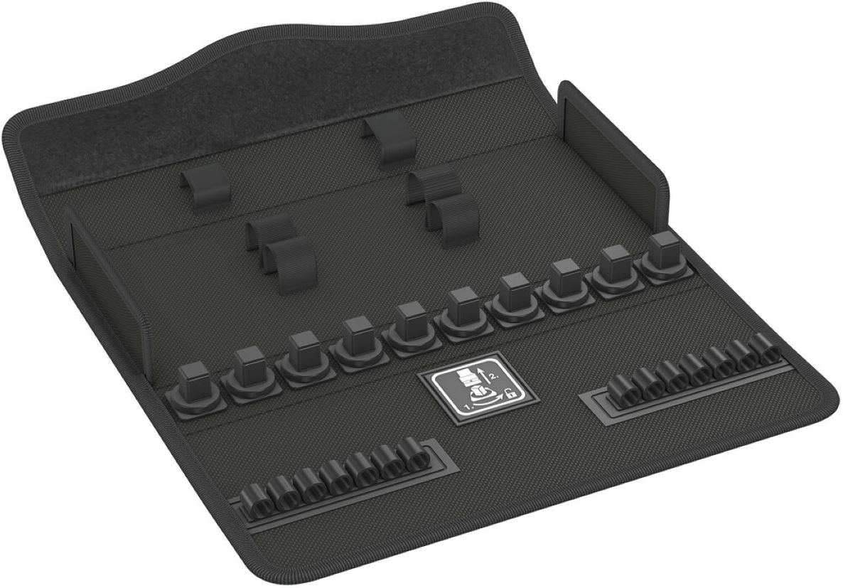 Wera 05136543001 9497 Walizka Zyklop Metal Push 1/2", pusta, 302 x 120 x 40 mm