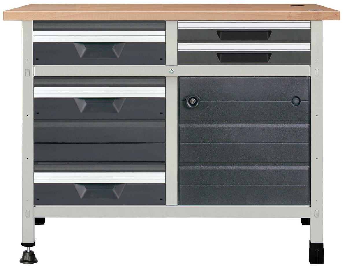 Wolfcraft 8063000 Stół warsztatowy WSS 640, 1130 mm, udźwig do 600 kg