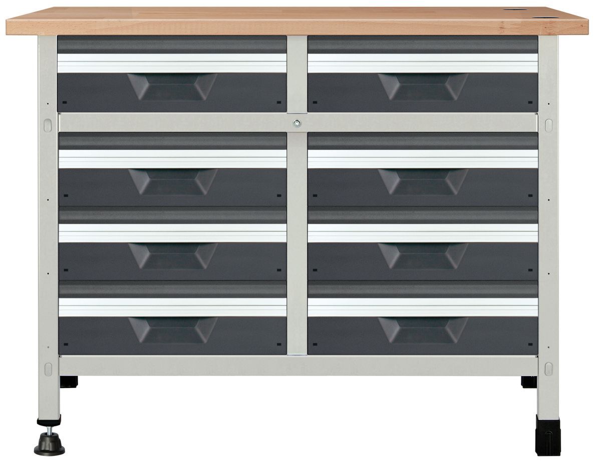Wolfcraft 8069000 Stół warsztatowy WSS 680, 1130 mm, udźwig do 600 kg