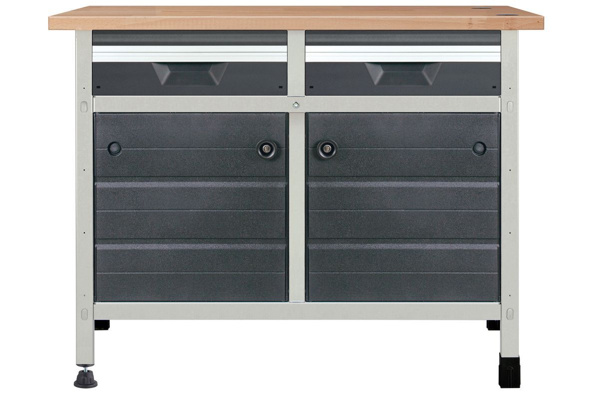 Wolfcraft 8072000 Stół warsztatowy WSS 620, 1130 mm, udźwig do 600 kg